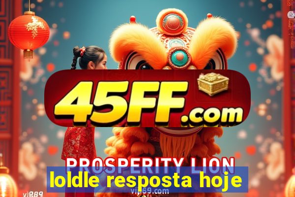 loldle resposta hoje